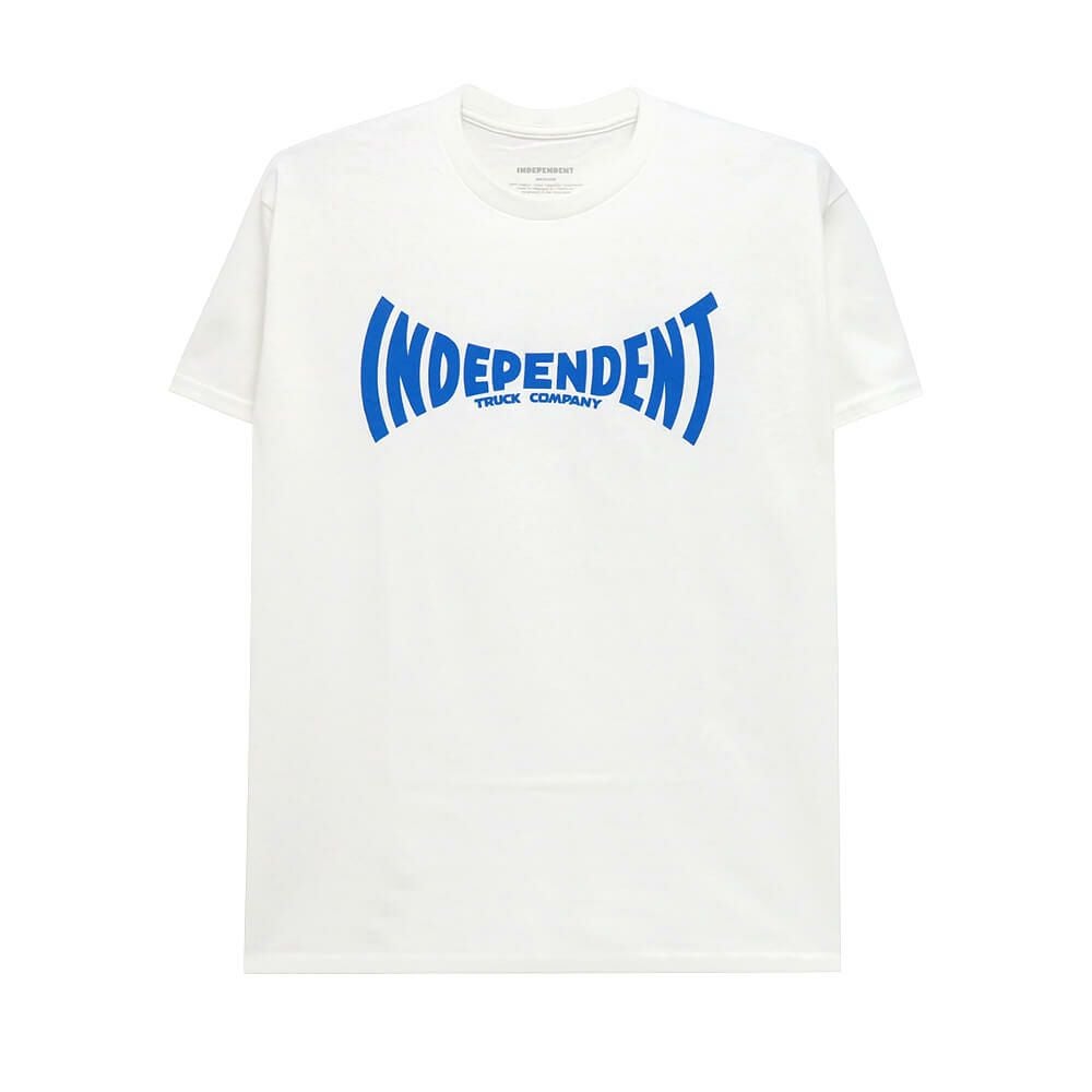  INDEPENDENT T-SHIRT インディペンデント Tシャツ SPAN WHITE スケートボード スケボー 