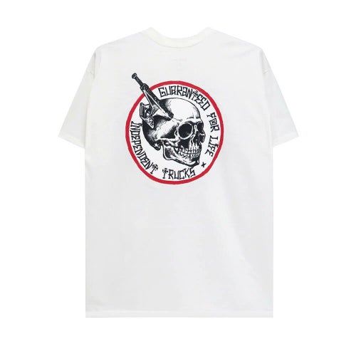  INDEPENDENT T-SHIRT インディペンデント Tシャツ TRUCK HEAD WHITE スケートボード スケボー 