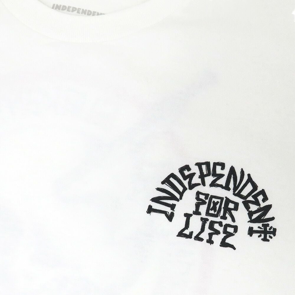  INDEPENDENT T-SHIRT インディペンデント Tシャツ TRUCK HEAD WHITE スケートボード スケボー 2