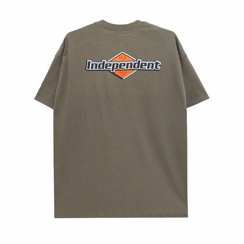 INDEPENDENT T-SHIRT インディペンデント Tシャツ MOJOCHROME OLIVE スケートボード スケボー 