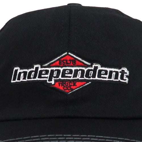  INDEPENDENT CAP インディペンデント キャップ MOJOCHROME DAD SNAPBACK BLACK スケートボード スケボー 4