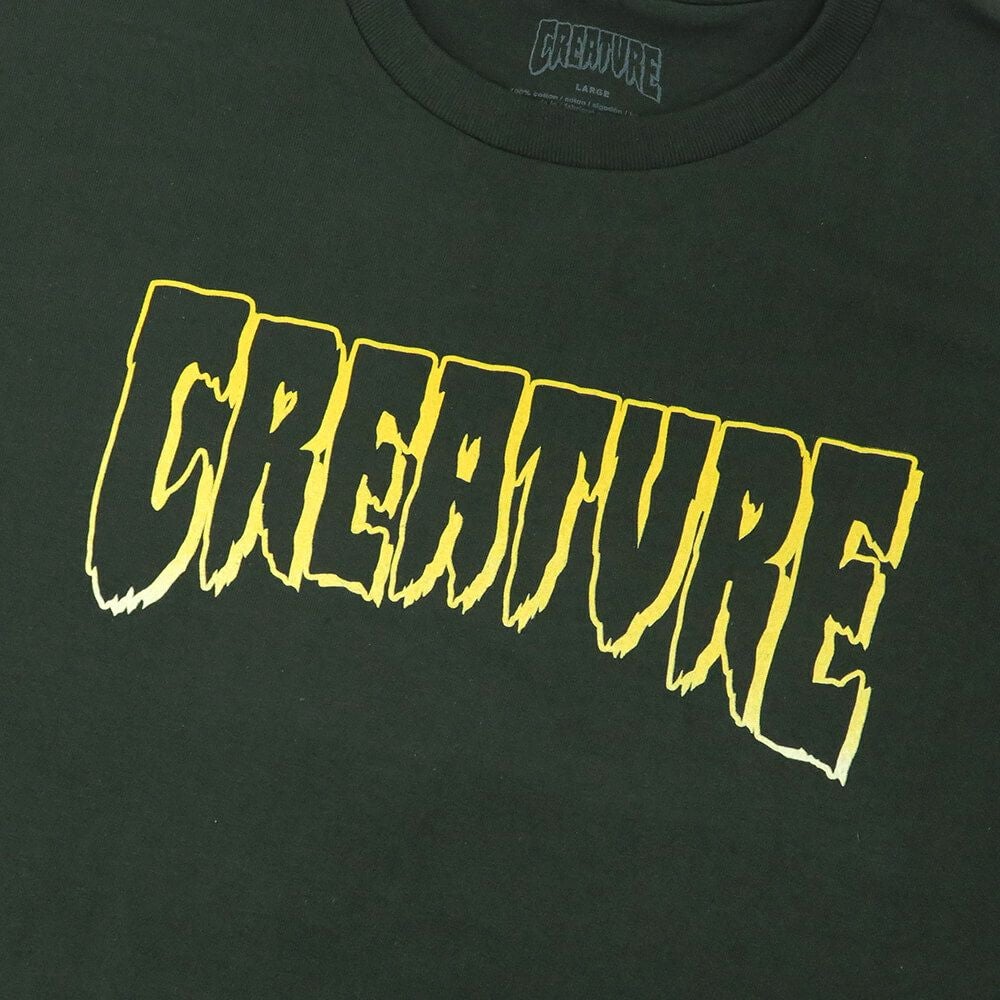 CREATURE T-SHIRT クリーチャー Tシャツ LOGO OUTLINE FOREST スケートボード スケボー 1