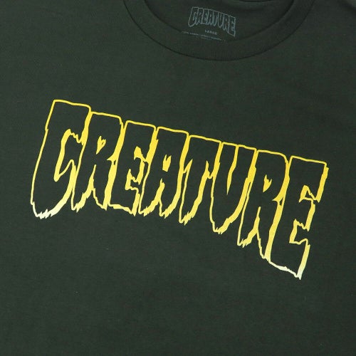 CREATURE T-SHIRT クリーチャー Tシャツ LOGO OUTLINE FOREST スケートボード スケボー 1