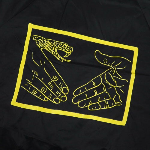 DOOM SAYERS JACKET ドゥームセイヤーズ ジャケット SNAKE SHAKE COACHES BLACK スケートボード スケボー 4
