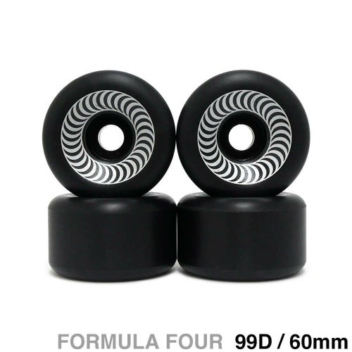 SPITFIRE WHEEL スピットファイヤー ウィール FORMULA FOUR (F4) OG CLASSIC 99D BLACK 黒 60mm スケートボード スケボー 1