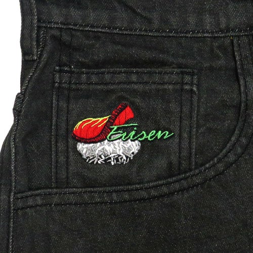 EVISEN SHORTS エビセンー ショーツ SUSHI DENIM LIGHT BLACK スケートボード スケボー 8