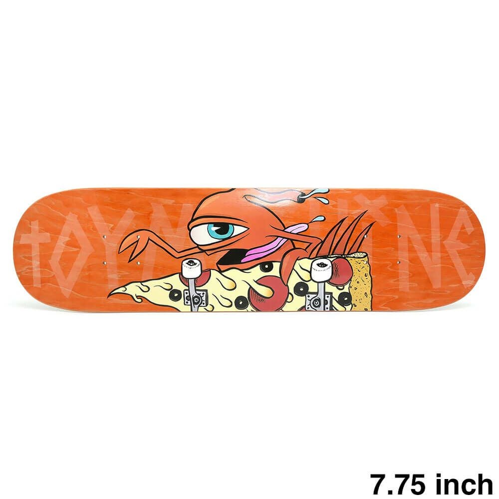 TOY MACHINE DECK トイマシーン デッキ TEAM PIZZA SECT ORANGE STAIN 7.75 スケートボード スケボー 1