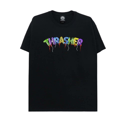THRASHER T-SHIRT スラッシャー Tシャツ BALLOONS BLACK（US企画） スケートボード スケボー 
