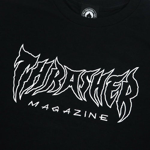 THRASHER T-SHIRT スラッシャー Tシャツ METAL BLACK（US企画） スケートボード スケボー 1