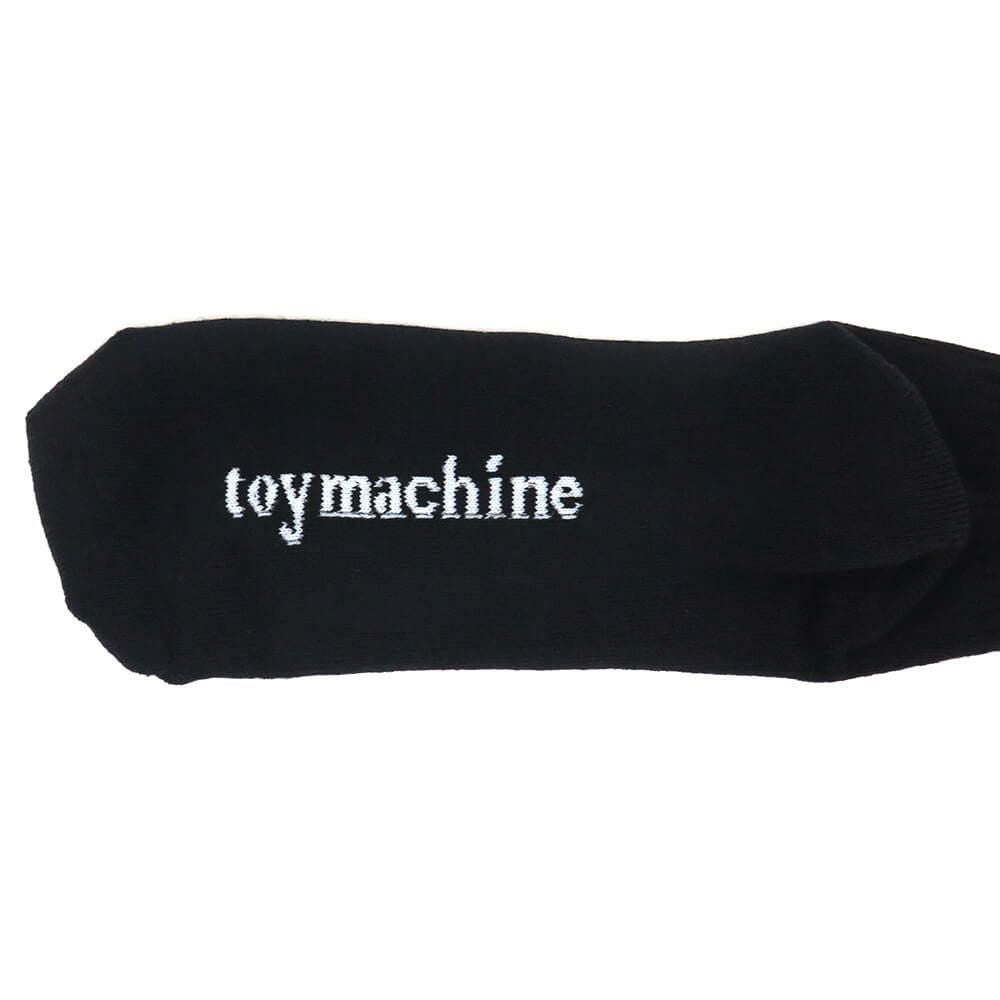 TOY MACHINE SOCKS トイマシーン ソックス 靴下 MONSTER FACE BLACK スケートボード スケボー 5