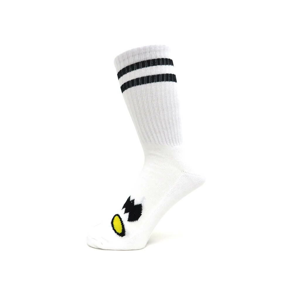 TOY MACHINE SOCKS トイマシーン ソックス 靴下 MONSTER FACE WHITE スケートボード スケボー 1