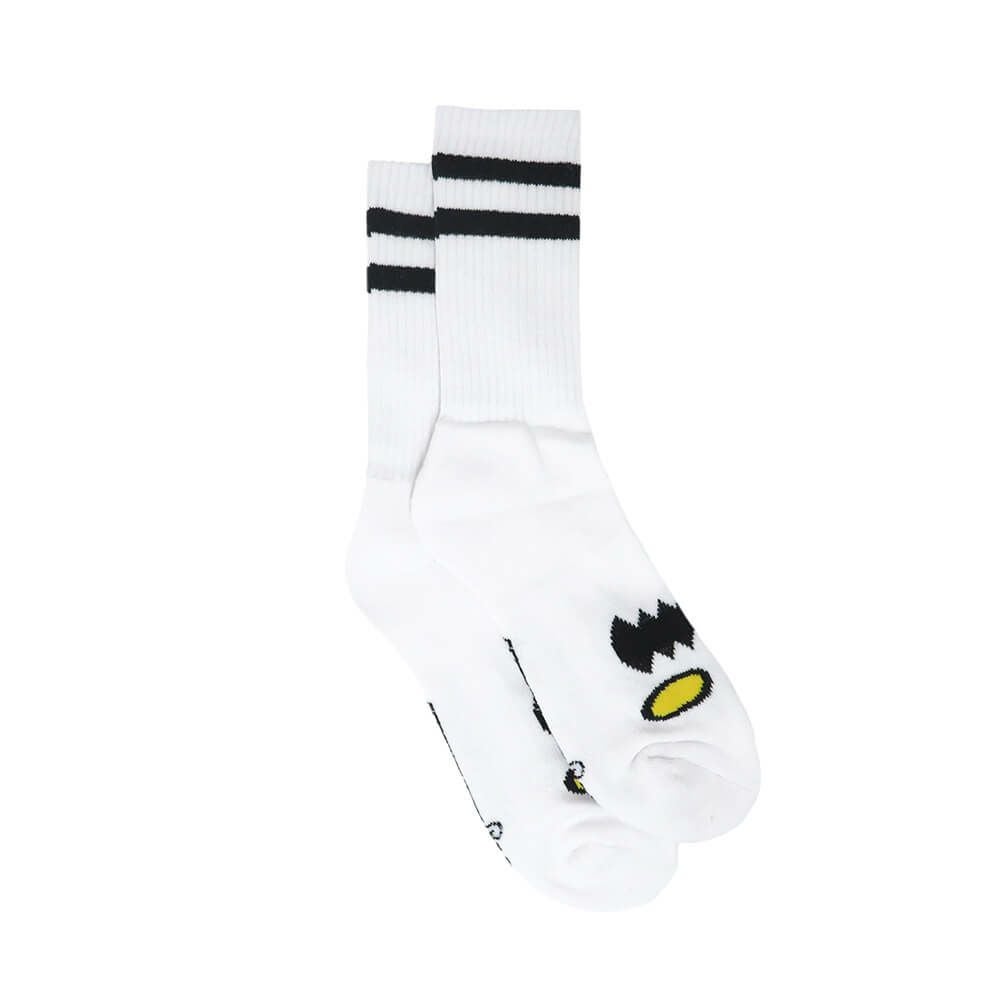 TOY MACHINE SOCKS トイマシーン ソックス 靴下 MONSTER FACE WHITE スケートボード スケボー 3