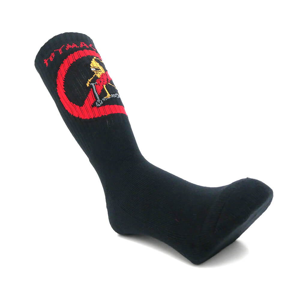 TOY MACHINE SOCKS トイマシーン ソックス 靴下 NO SCOOTER BLACK スケートボード スケボー 