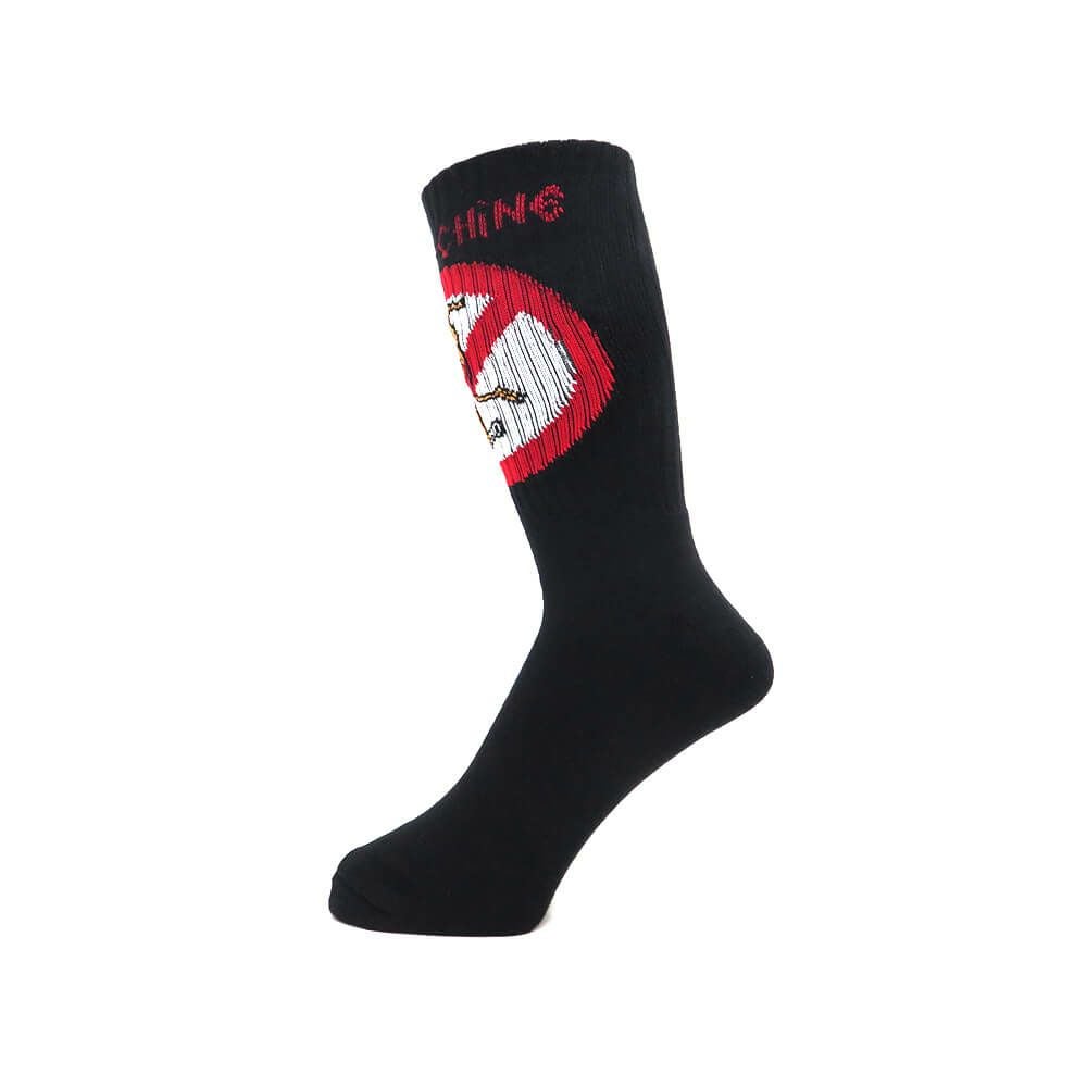TOY MACHINE SOCKS トイマシーン ソックス 靴下 NO SCOOTER BLACK スケートボード スケボー 1