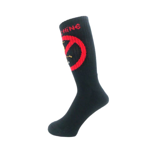 TOY MACHINE SOCKS トイマシーン ソックス 靴下 NO SCOOTER BLACK スケートボード スケボー 1