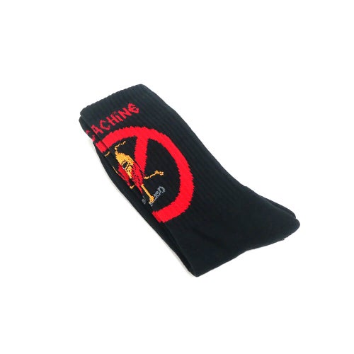 TOY MACHINE SOCKS トイマシーン ソックス 靴下 NO SCOOTER BLACK スケートボード スケボー 5