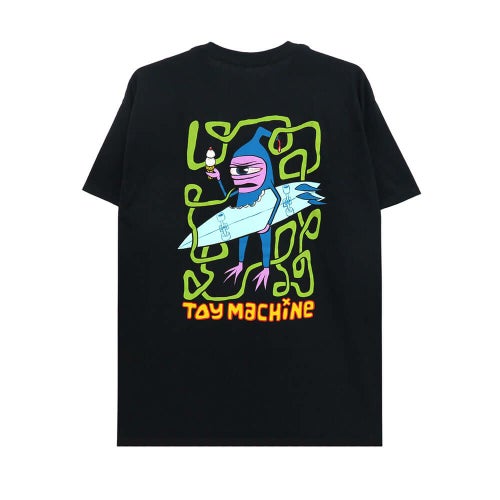 TOY MACHINE T-SHIRT トイマシーン Tシャツ SURF SECT BLACK スケートボード スケボー 