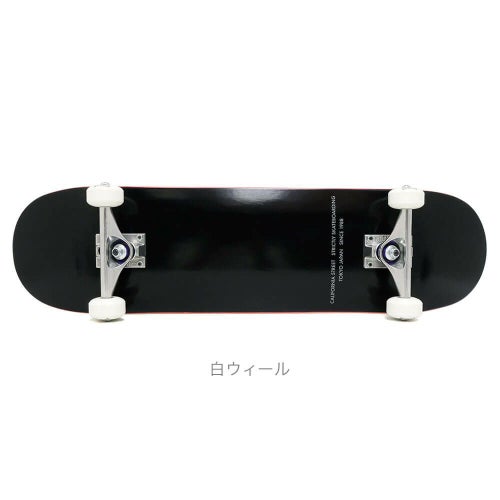 （初心者におすすめ・高品質）防水ケース・レンチ付き CALIFORNIA STREET カリフォルニアストリート コンプリートセット スケートボード完成品 SIMPLE BLACK 8.0 スケートボード スケボー 2