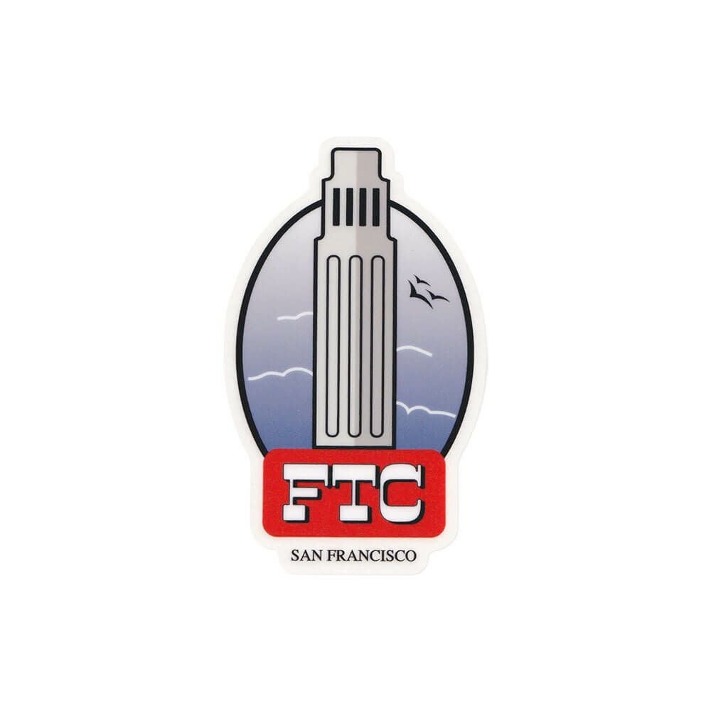 FTC STICKER エフティーシー ステッカー COIT TOWER スケートボード スケボー