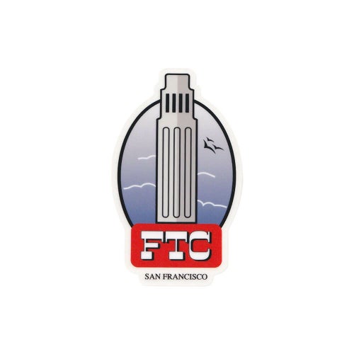 FTC STICKER エフティーシー ステッカー COIT TOWER スケートボード スケボー