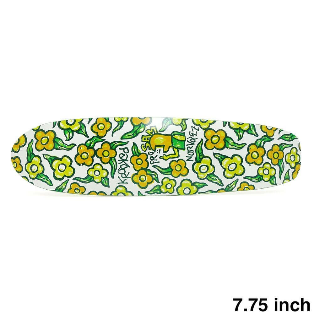 KROOKED DECK クルキッド デッキ SAM NARVAEZ FLOWERS ZINGER 7.75 スケートボード スケボー 1