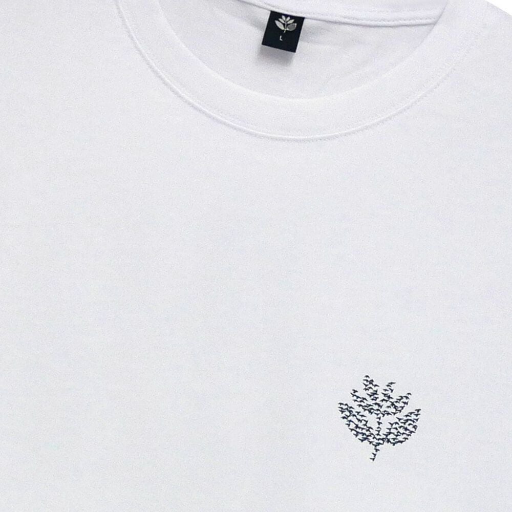 MAGENTA T-SHIRT マゼンタ Tシャツ MIGRATION WHITE スケートボード スケボー 2