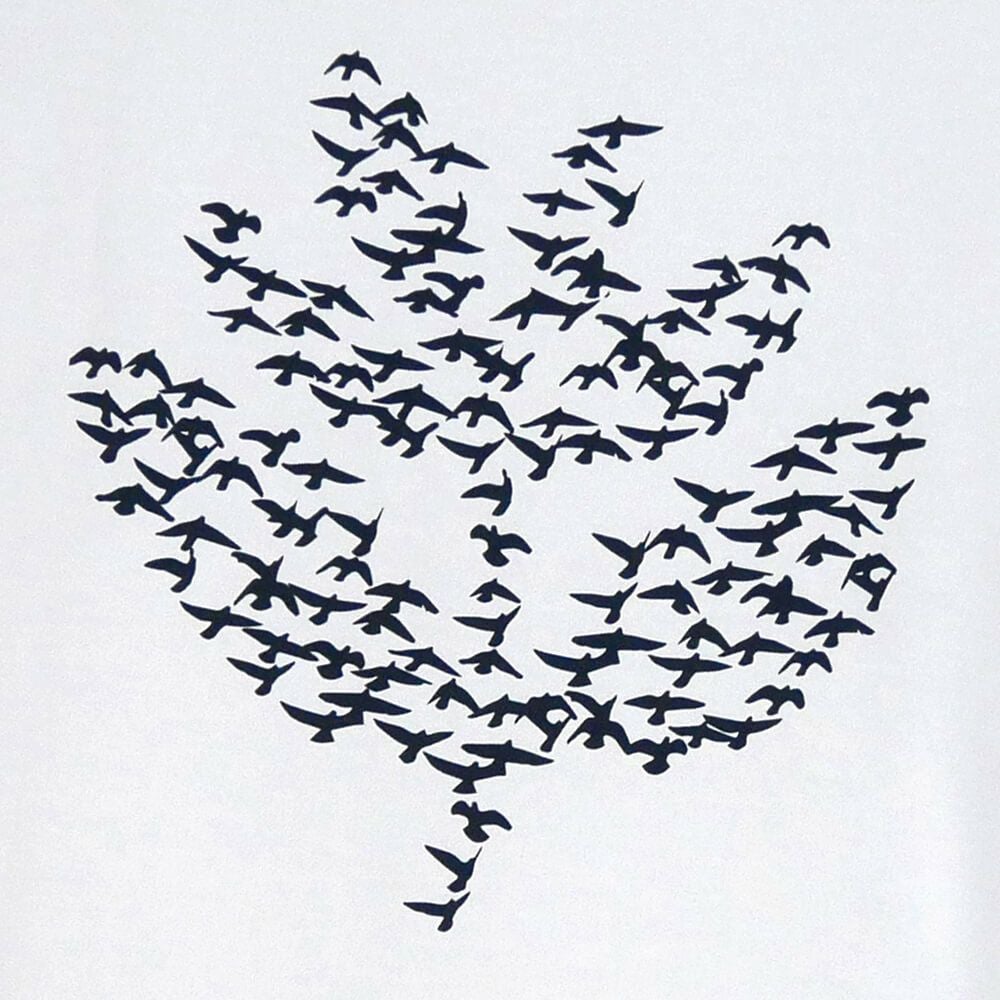 MAGENTA T-SHIRT マゼンタ Tシャツ MIGRATION WHITE スケートボード スケボー 3