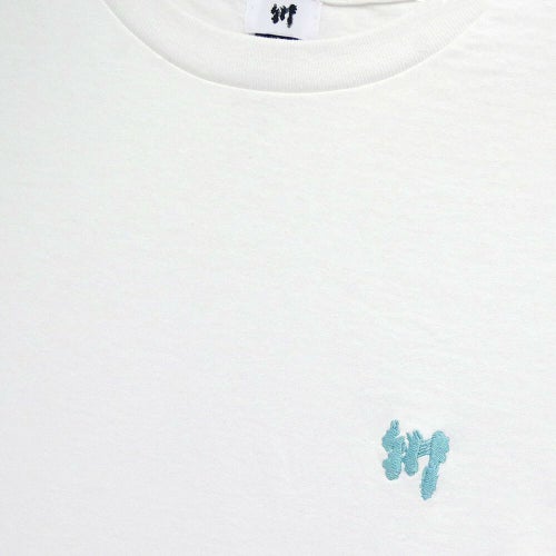 KAWA T-SHIRT 川 Tシャツ 川 LOGO 1POINT WHITE/BLUE GREEN スケートボード スケボー 1