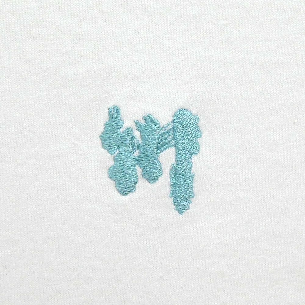 KAWA T-SHIRT 川 Tシャツ 川 LOGO 1POINT WHITE/BLUE GREEN スケートボード スケボー 2