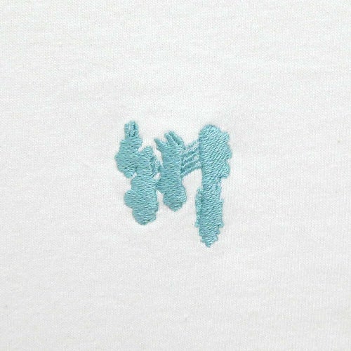 KAWA T-SHIRT 川 Tシャツ 川 LOGO 1POINT WHITE/BLUE GREEN スケートボード スケボー 2