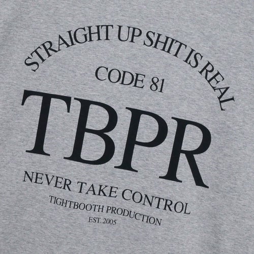  TIGHTBOOTH（TBPR）T-SHIRT タイトブース Tシャツ STRAIGHT UP QUICK DRYING GREY スケートボード スケボー 4
