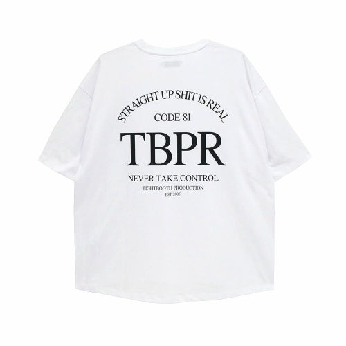  TIGHTBOOTH（TBPR）T-SHIRT タイトブース Tシャツ STRAIGHT UP QUICK DRYING WHITE スケートボード スケボー 
