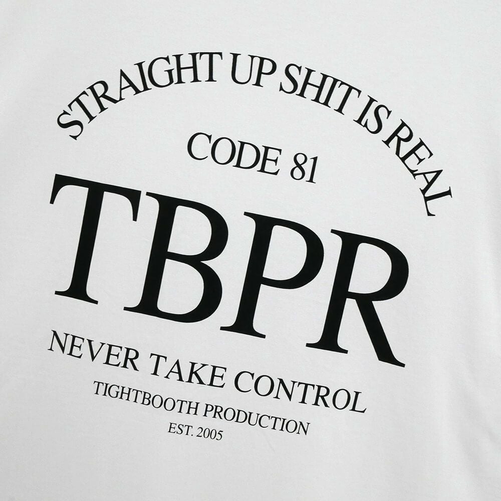  TIGHTBOOTH（TBPR）T-SHIRT タイトブース Tシャツ STRAIGHT UP QUICK DRYING WHITE スケートボード スケボー 4