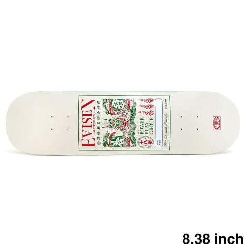 EVISEN DECK エビセン デッキ TEAM DRAGON NAME TAG 1 8.38 スケートボード スケボー 1