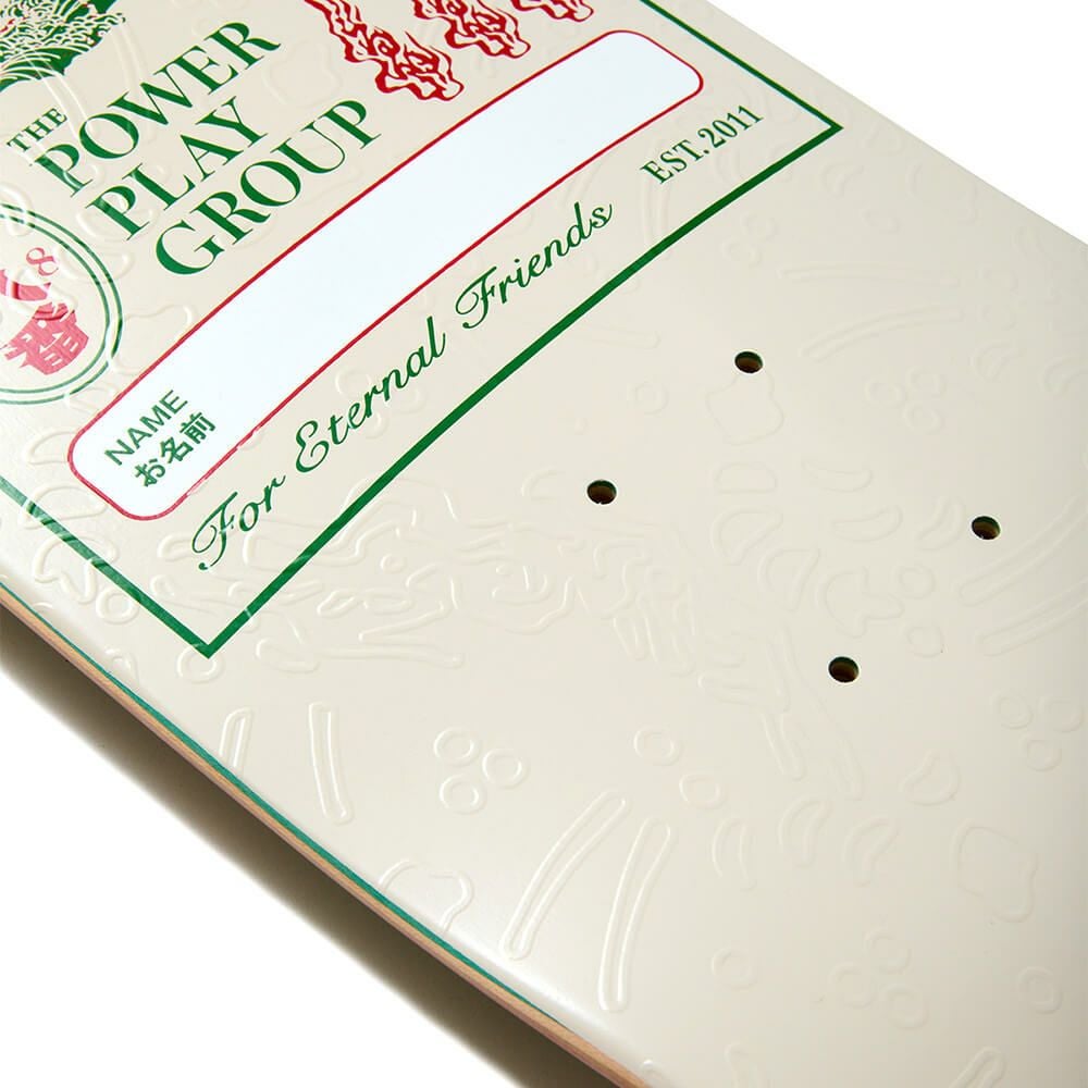 EVISEN DECK エビセン デッキ TEAM DRAGON NAME TAG 1 8.38 スケートボード スケボー 5