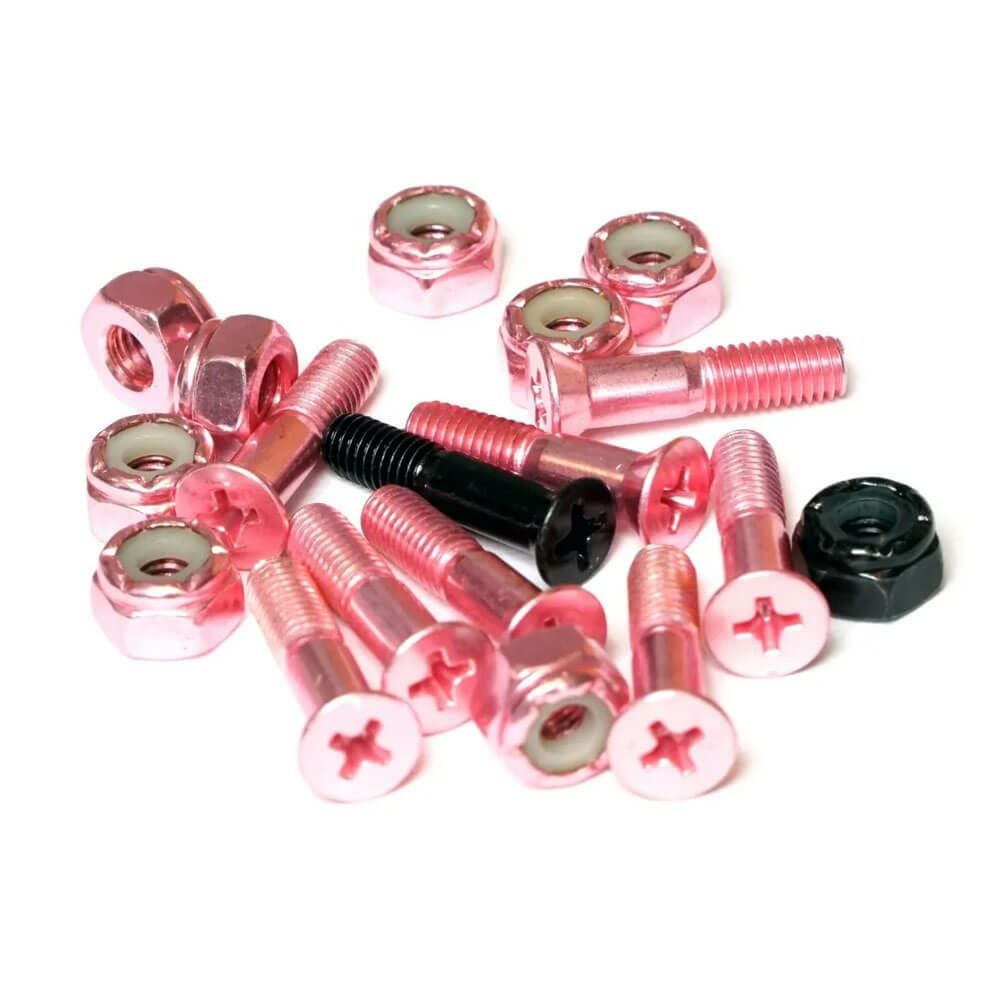 SOURCE BOLT ソース ボルト（プラス）7/8インチ PHILLIPS + HARDWARE PLATING SAKURA PINK スケートボード スケボー　2