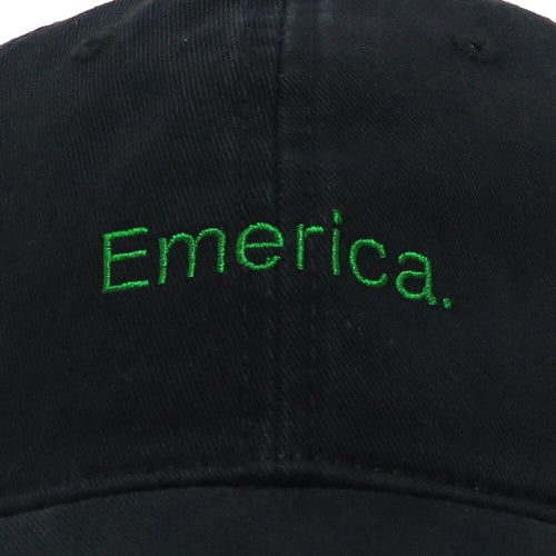 EMERICA CAP エメリカ キャップ PURE GOLD DAD BLACK/GREEN スケートボード スケボー 4