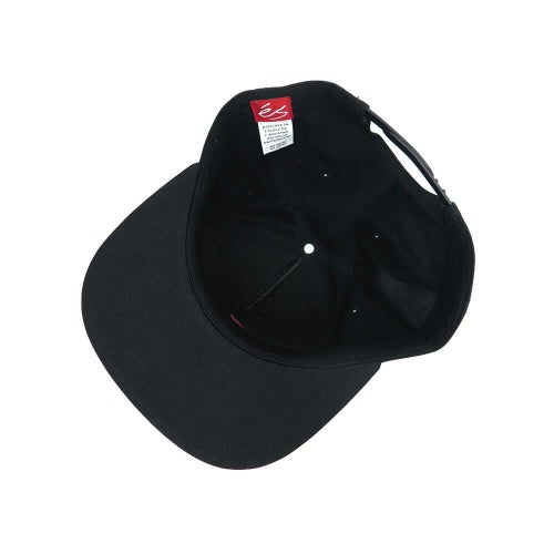 ES CAP エス キャップ SCRIPT SNAPBACK BLACK スケートボード スケボー 3