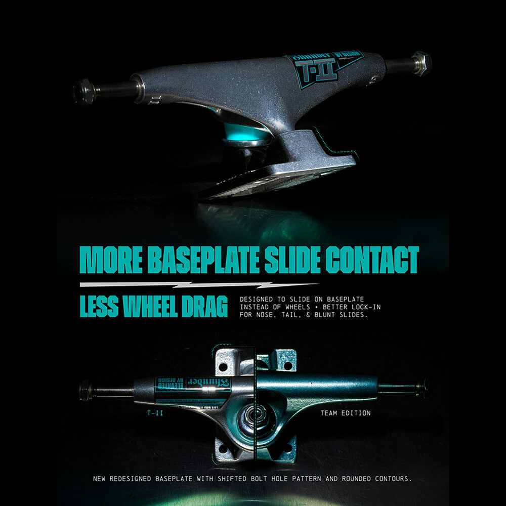 THUNDER TRUCK サンダー トラック T-II 148 HI シルバー スケート