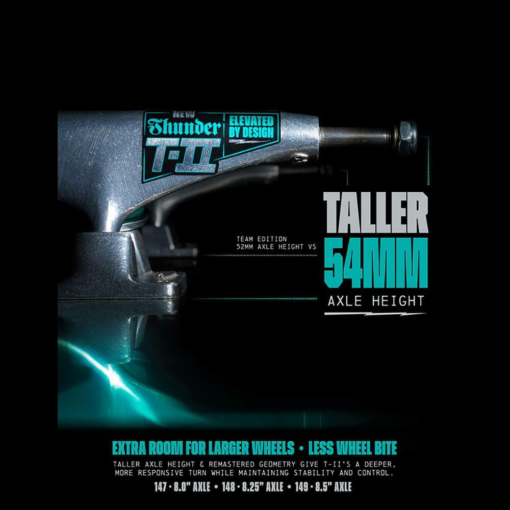 Thunder Trucks T-II HI 147 サンダートラック THUNDER TRUCK サンダー トラック T-II 147 HI シルバー スケート