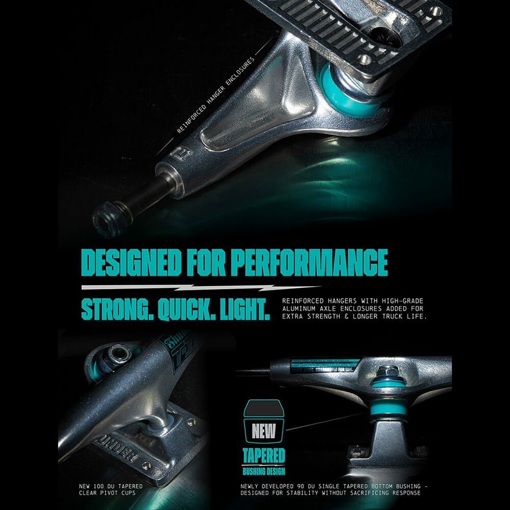 THUNDER TRUCK LIGHT2 147 HI 新品 Thunder Polished Lights II 147 Skateboard Truck | evo