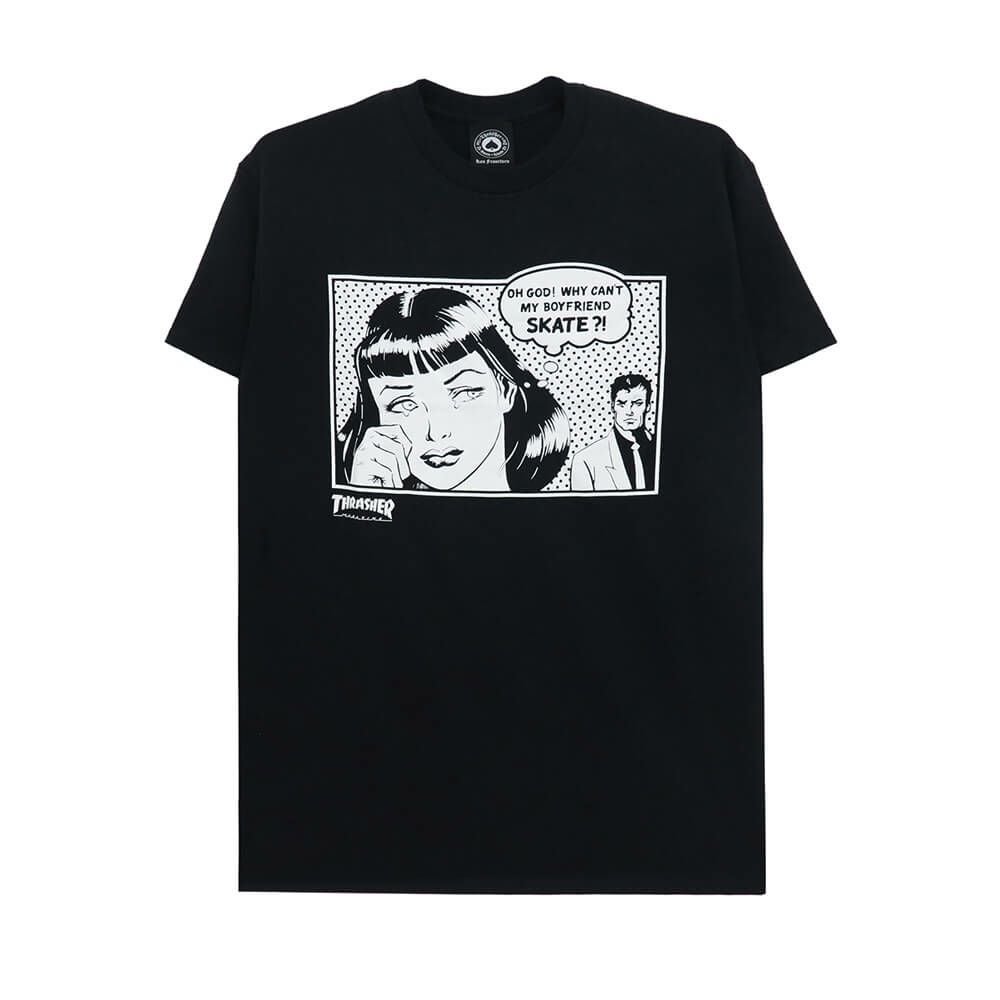THRASHER T-SHIRT スラッシャー Tシャツ GRAFFS BLACK（US企画