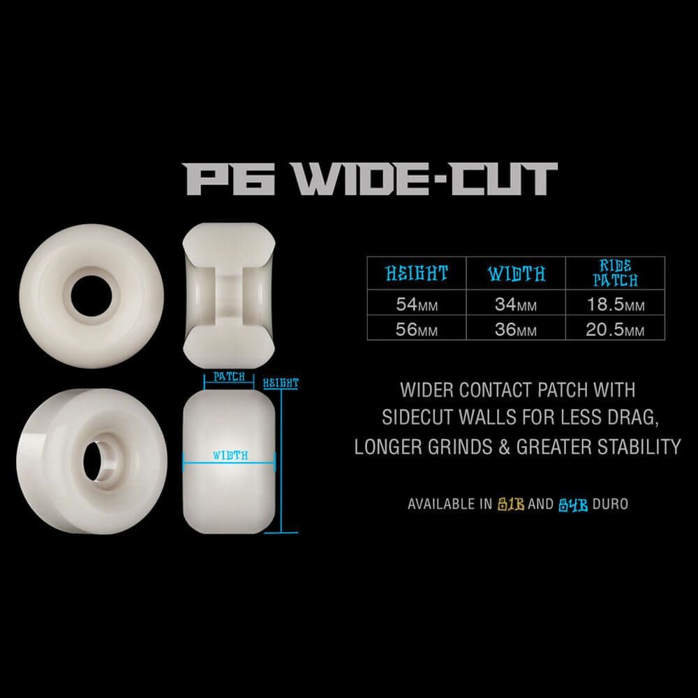 BONES WHEEL ボーンズ ウィール SPF 81B P6（WIDE-CUT）POOL & THE
