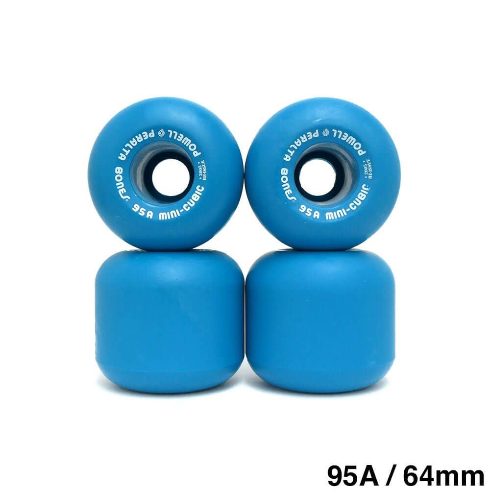 POWELL PERALTA WHEEL パウエルペラルタ ウィール MINI-CUBIC 95A（2005 RE-ISSUE）青 64mm スケートボード スケボー 1