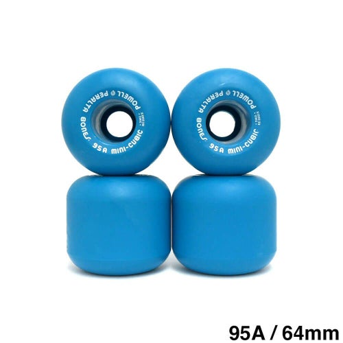 POWELL PERALTA WHEEL パウエルペラルタ ウィール MINI-CUBIC 95A（2005 RE-ISSUE）青 64mm スケートボード スケボー 1