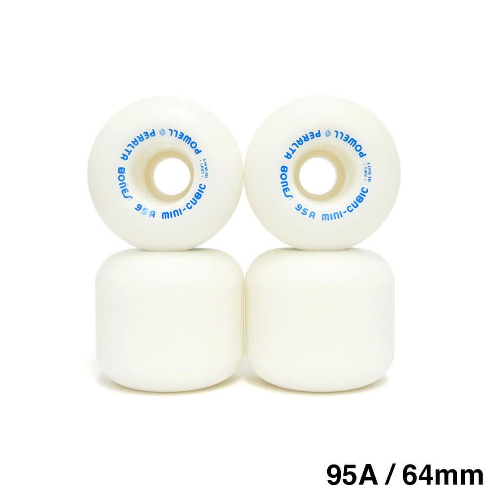 POWELL PERALTA WHEEL パウエルペラルタ ウィール MINI-CUBIC 95A（2005 RE-ISSUE）白 64mm スケートボード スケボー 1