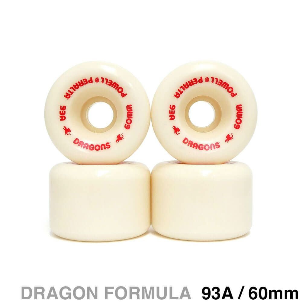 POWELL PERALTA WHEEL パウエルペラルタ ウィール DRAGON FORMULA（DF）93A DRAGONS 60mm x 42mm スケートボード スケボー 1