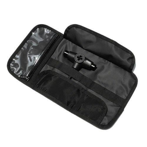 VAGA BAG バガ バッグ TOOL ROLL WITH SKATE TOOL BLACK スケートボード スケボー 5