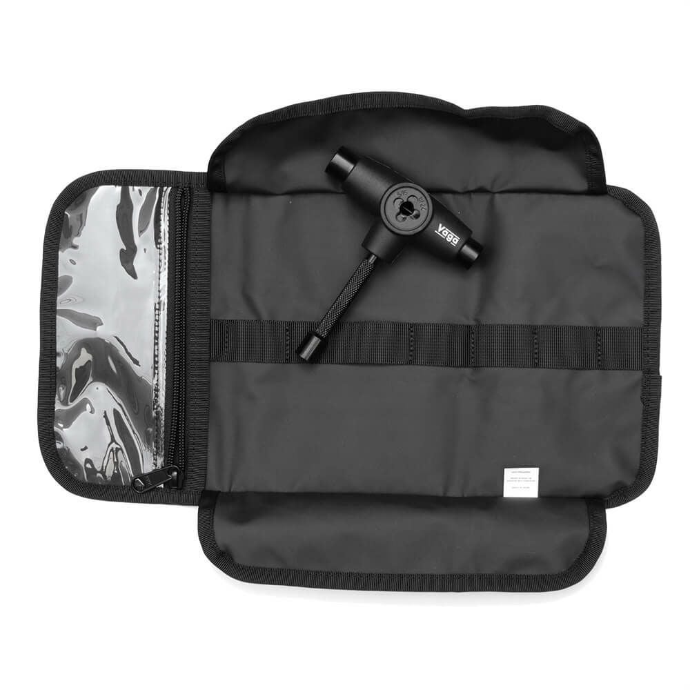 VAGA BAG バガ バッグ TOOL ROLL WITH SKATE TOOL BLACK スケートボード スケボー 7
