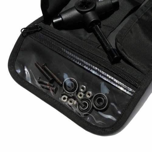 VAGA BAG バガ バッグ TOOL ROLL WITH SKATE TOOL BLACK スケートボード スケボー 10